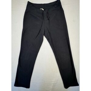 Tek Gear Fleece Sweatpants‎ Women Medium Black Drawstring Jogger Pants